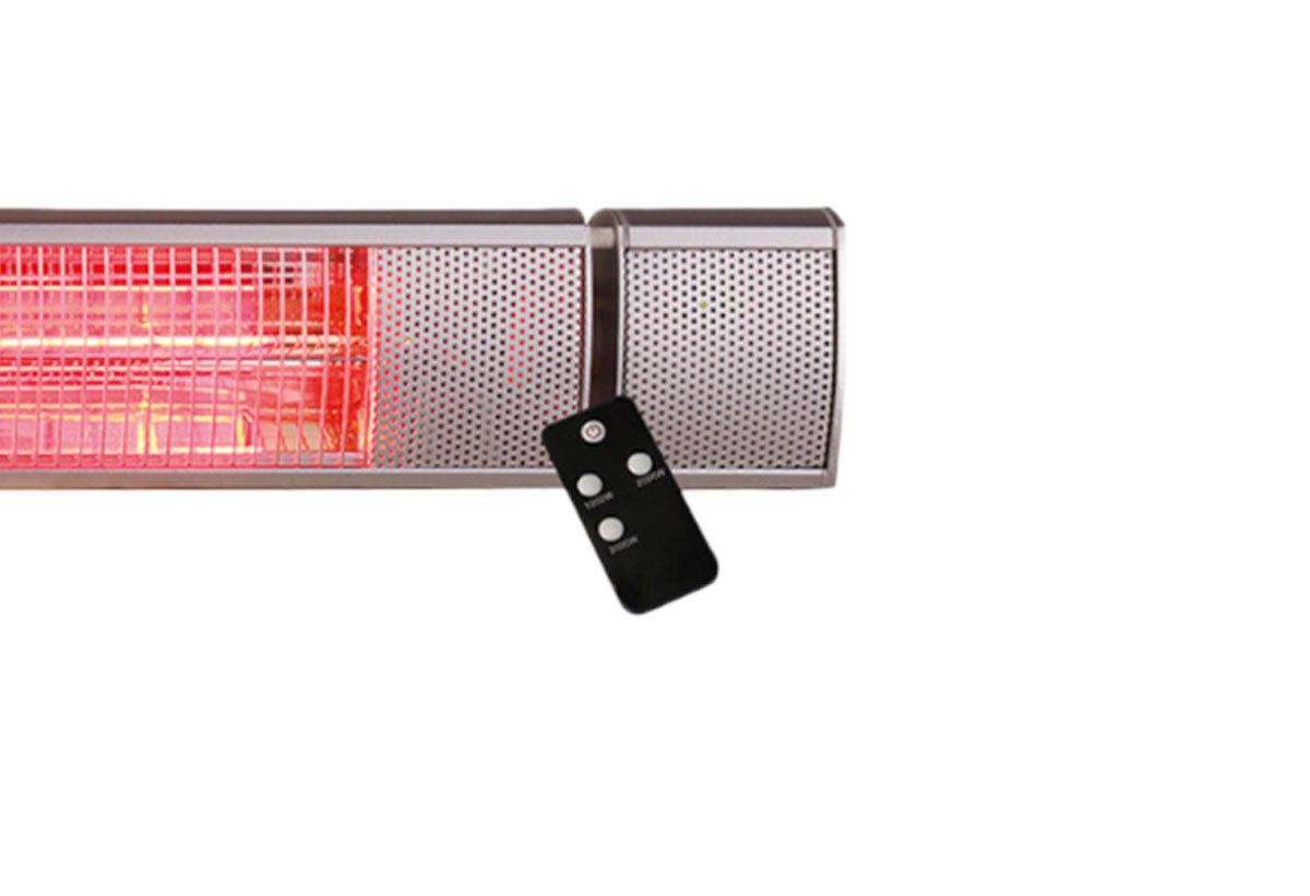 Η θερμάστρα Leyca 890-50020 με το τηλεχειριστηριό της.